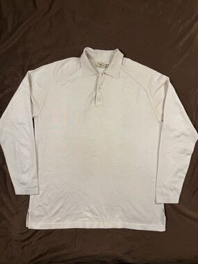 Tommy Bahama Long Sleeve Polo Shirt - White